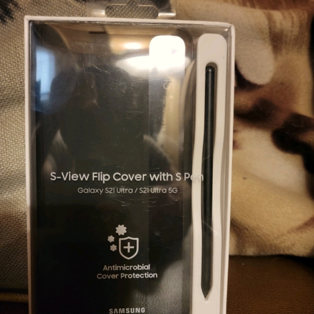 S21 Ultra Flip View Cover Case